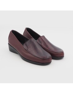MOCASIN 48HORAS BURDEOS SERPIENTE 2